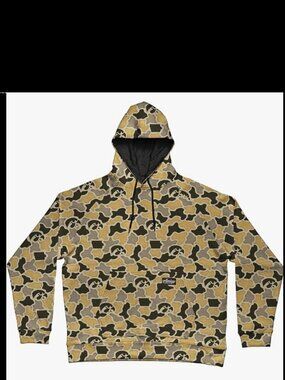 AMIGO Iowa Hawkeyes Mens Fleece Hoodie Sweatshirt Size Small